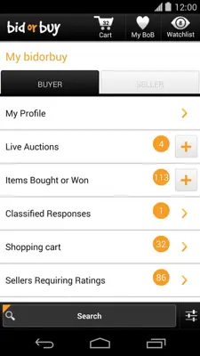 bidorbuy android App screenshot 2